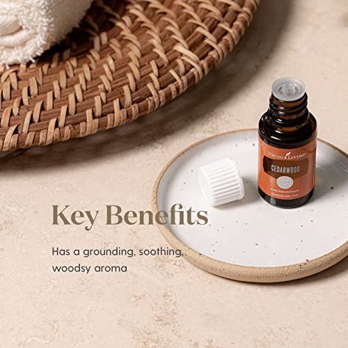 Cedarwood Essential Oil 15Ml By Young Living Essential Oils For Healthy Skin, Hair, And Scalp, Unlock The Power Of Pure, Calming, And Soothing Cedarwood Oil #TOP3