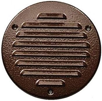 Circle Antique Brown Air Vent Grille 100mm / 4" with Fly Screen Round Metal Ventilation Cover Bronze MTA14AN