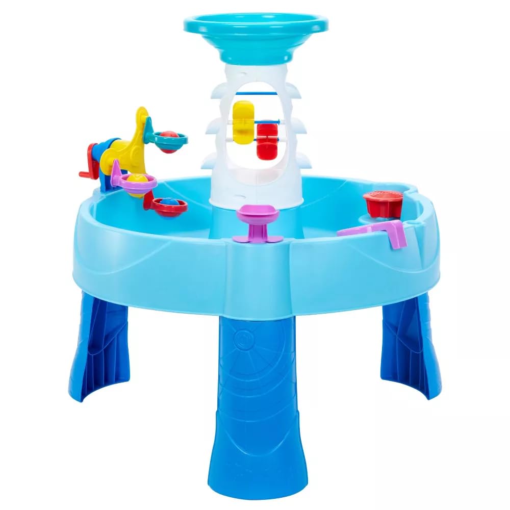 Liittle Tikes Spiralin' Seas Waterpark Kids Water Table: Enhance Fine Motor Skills, Imagination, and Sharing with Endless Splashing Fun