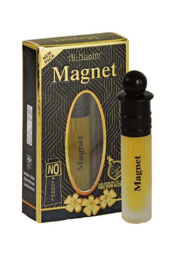 Magnet Attar Sensual Musky Sweet Perfume Oil, Unisex, Alcohol-Free, with Musk and Amber Accords, for Daily Wear, 6ml-image-16