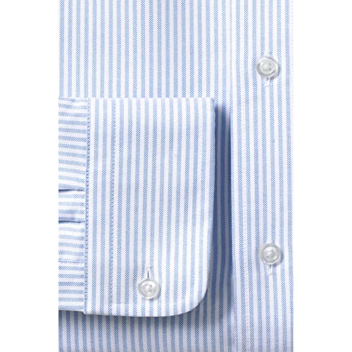 Image of Lands' End School Uniform Boys Long Sleeve Oxford Dress Shirt