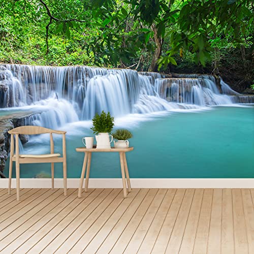 Papier Peint Forêt de cascade Tulup 152x104cm Décoration Murale - 6