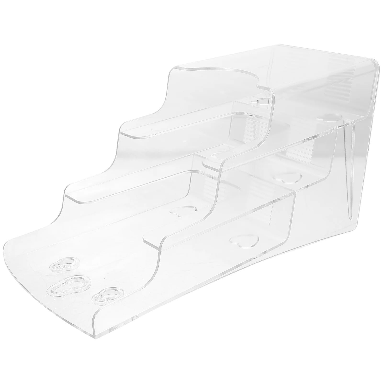 bogniga Acrylic Brochure Holder 2Pcs A6 Acrylic Brochure Holder Clear File Rack Magazine Display Literature Document Stand