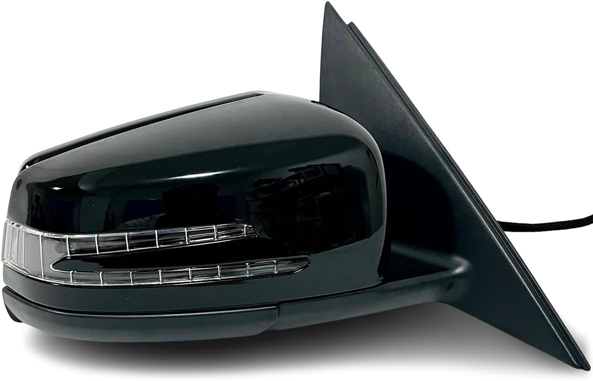 CAMIL Power Folding Side Door Mirror, Rearview Wing Mirror Fit for Mercedes Benz W204 C Class C300 C350 Except Coupe Year 2007-2014 (Right Passenger Side)