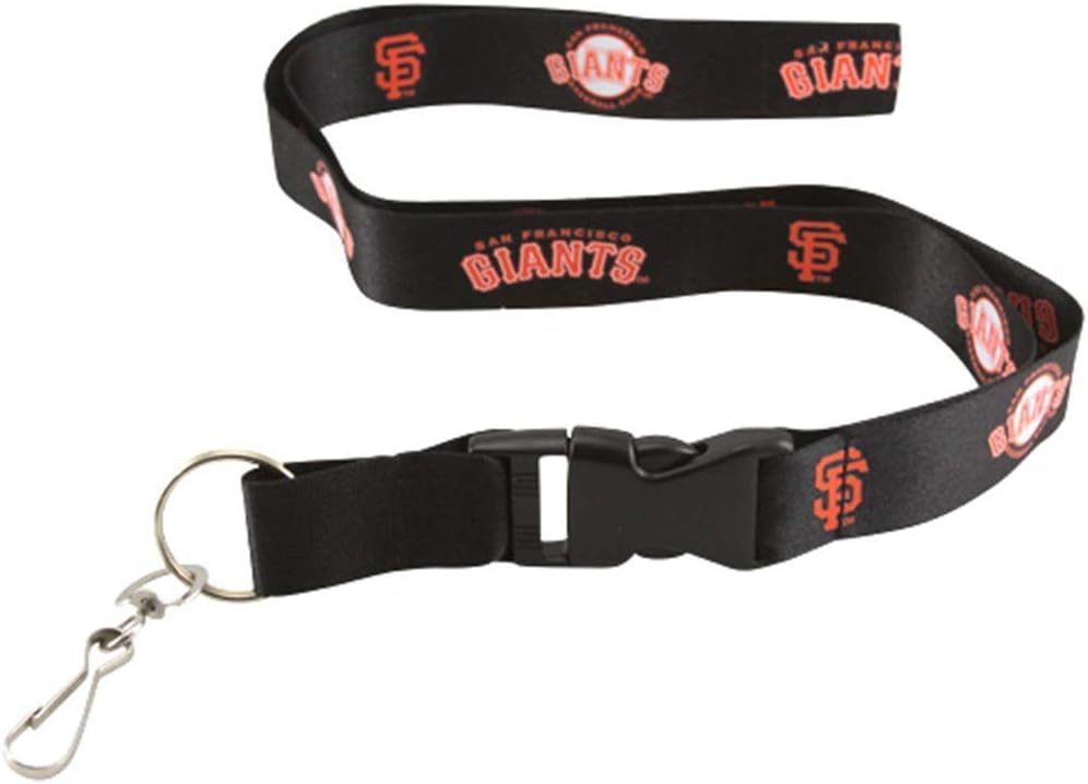MLB Team Lanyard with Detachable Clip/Key Ring
