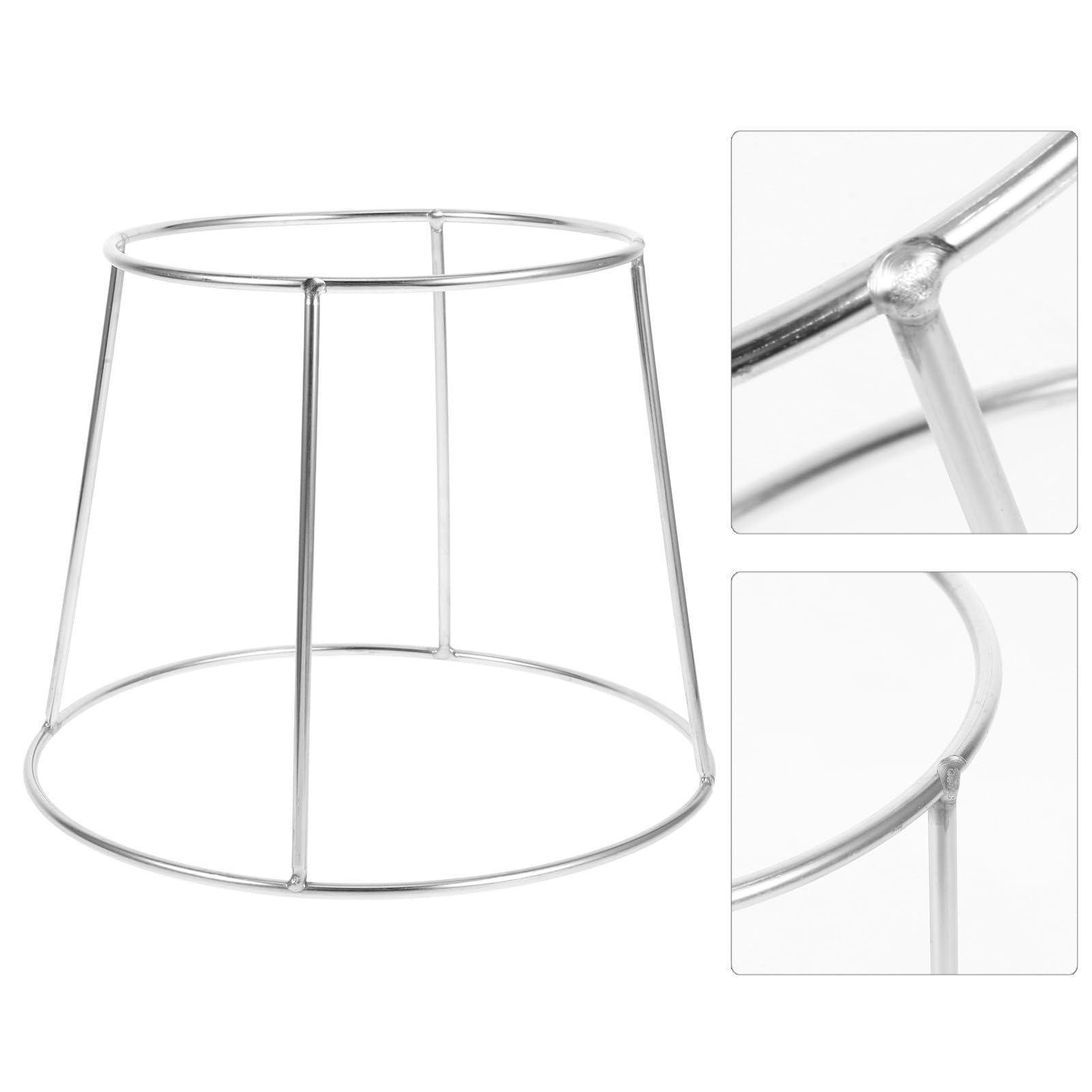 BETOOKY Supporto per Piatti in Acciaio Inossidabile Argento 3 Pezzi Design Creativo a Doppio Strato Versatile e Conveniente per Buffet e Frutti di Mare