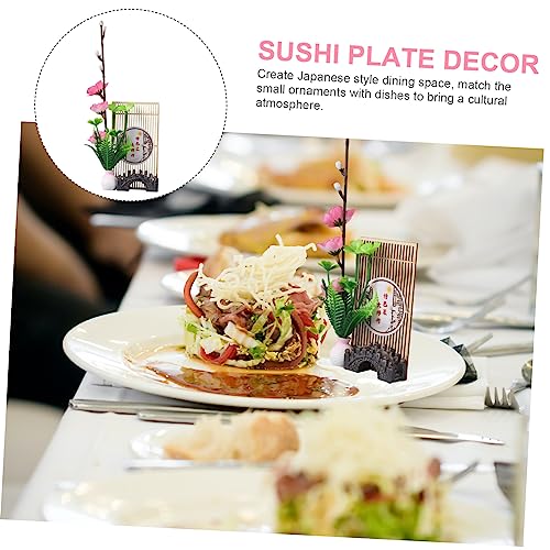 Plato decorativo de sushi estable y confiable SHOWERORO miniatura 3