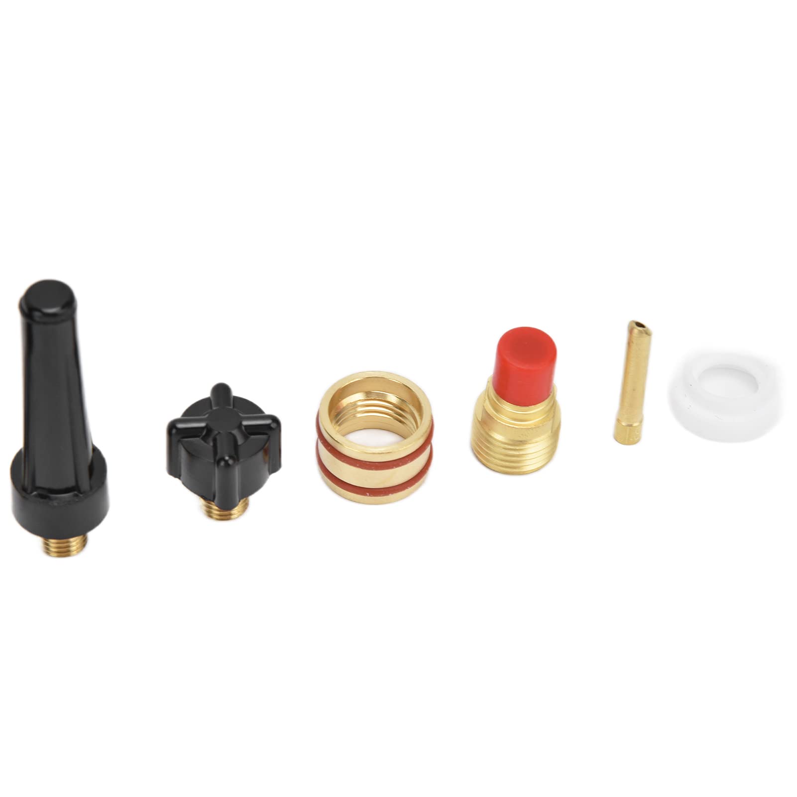 Srliya Kit de Boquilla de Soldadura de de Argón Medero de Flujo de Gas de Tungsteno Anillo de Sellado de Aguja 1.6 Mm para WP - 9/20