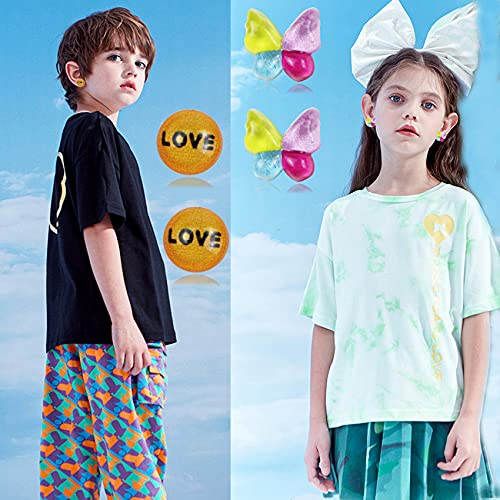 Spiritlele 12 Pairs Butterfly Magnetic Earrings Set Clip On Non Piercing Fake Stud Earrings Pack (12 Butterfly Love) #TOP1