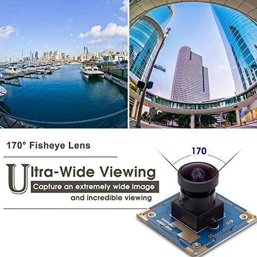 Svpro Usb Camera Board 1080P 30Fps Web Camera With 170 Degree Fisheye Lens, Cmos Ov2710 Mini Usb Camera With Uvc For Computer Support Android Linux Windows Mac Os #TOP4