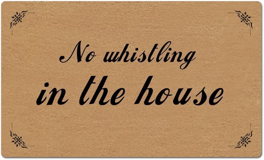 Divertidas alfombras de bienvenida sin silbidos en la casa, regalo para familiares y amigos, decoración de entrada, tapete antideslizante para