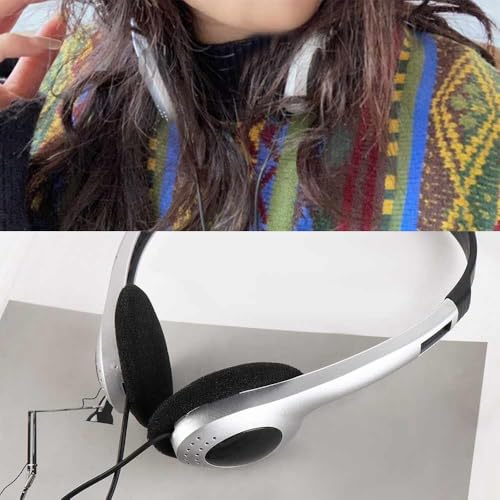 Image of Retro Over-Ear Headphone,Lightweight Earphones Headphone,Cassette Headphones Wired Over The Ear Headphones 80s 90s Y2k Classic Headphones