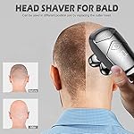 Head Shaver, 6D Floating Electric Head Shavers for Bald Men, LED Display Waterproof Razor for Hair