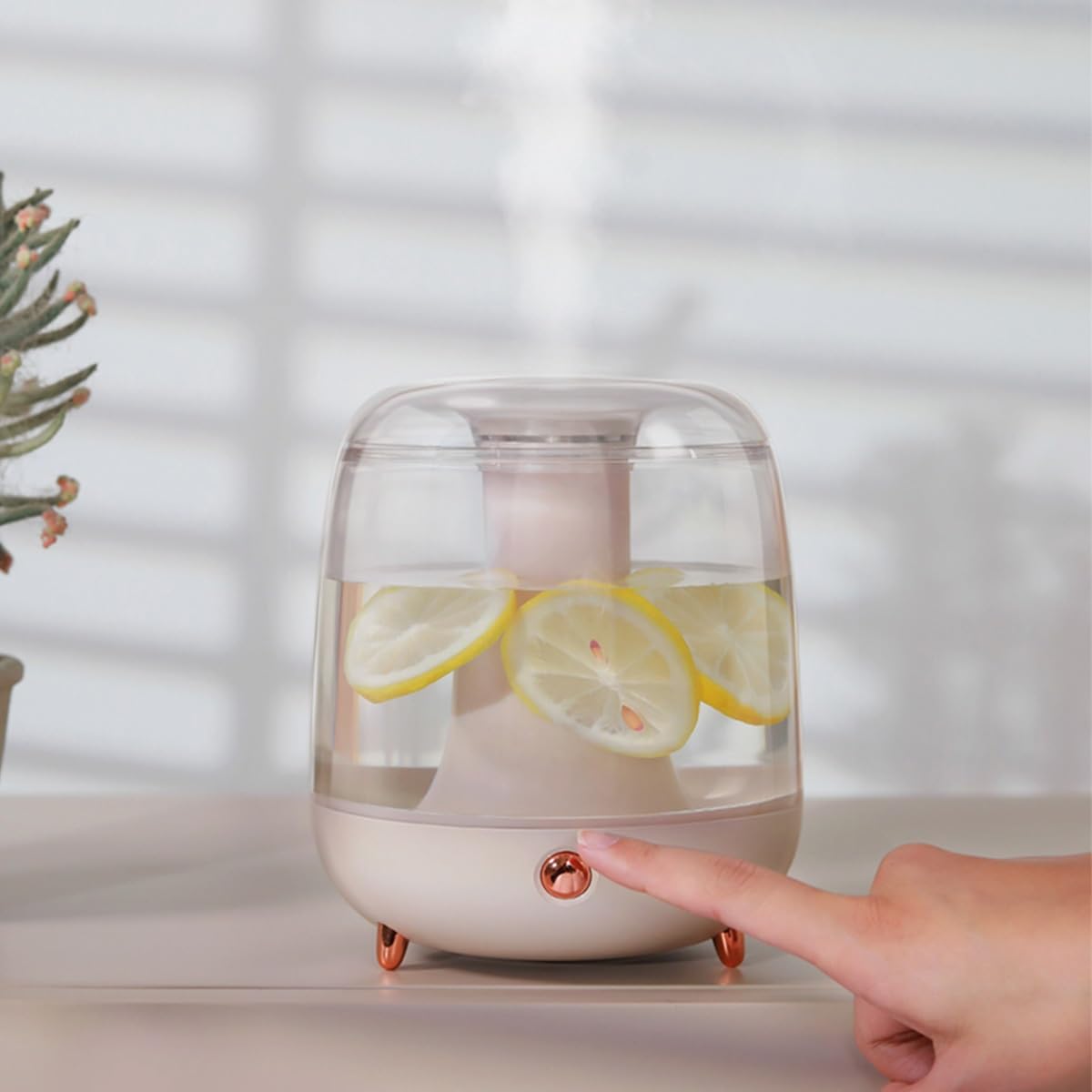 Humidificador de aire, humidificador de niebla fría de 1,2 L para bebé, humidificador personal USB con dos modos de pulverización, humidificador evaporativo ultra silencioso para el hogar u oficina