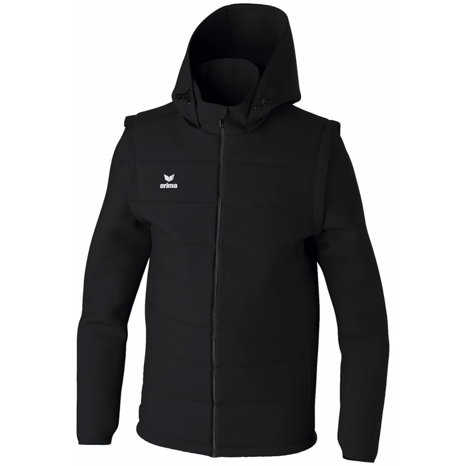 Erima Unisex Team Jacke mit Abnehmbaren Ärmeln