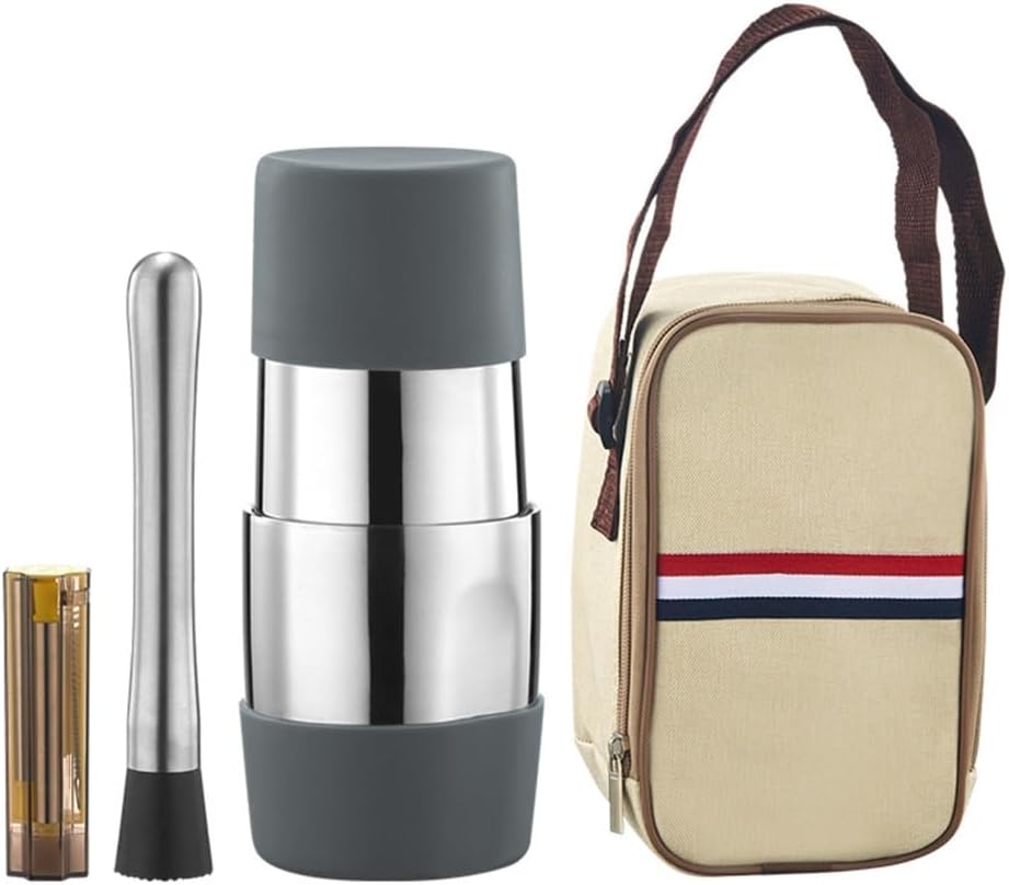 プロのバーテンダー 304 ステンレス鋼ミキシングシェーカー (付属品付き)