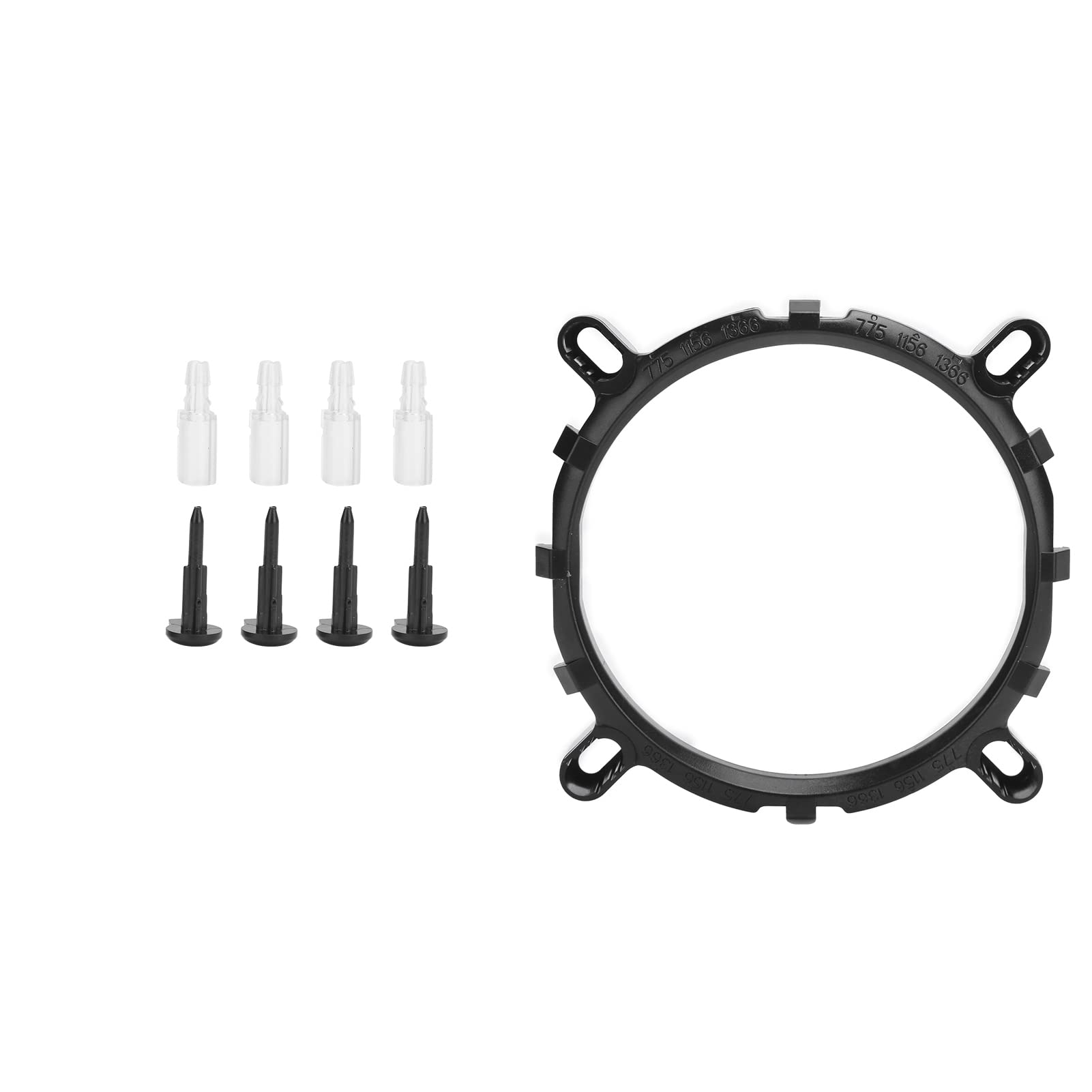Raffreddatore CPU Ventola CPU Dissipatore di Calore 6 di Calore 48 CFM Silenzioso Cuscinetto Idraulico a 4 Pin 1800 RPM DC12V con Ventola ABS LGA 775 1155 1156 1