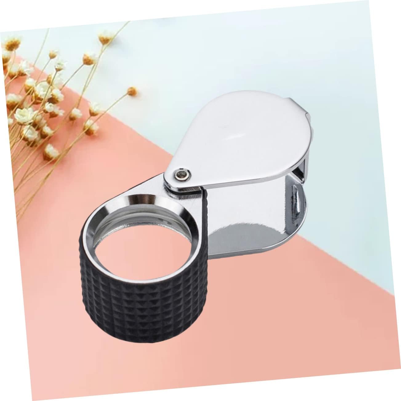 Portable Jewelry Magnifying Glass Loupe with LED 10x-60x