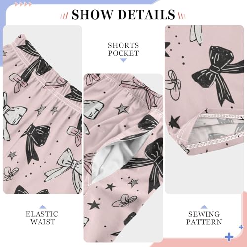 Pajama Bottoms, Bows Pajamas Pant Sleep Long Pants Lounge Wear Sleepwear Soft Pjs4