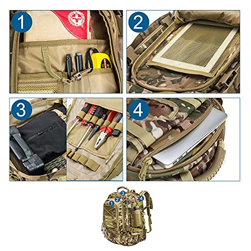 Wolfwarriorx Backpack Military Backpacks For Men Tactical 3 Day Expandable Bag #TOP6