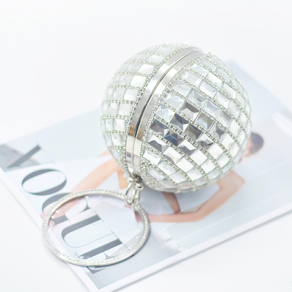 Dżety damskie Evening Clutch Crystal Wristlet Torebka Crossbody Torebki na ramię z odpinanym łańcuszkiem Studniówka impreza