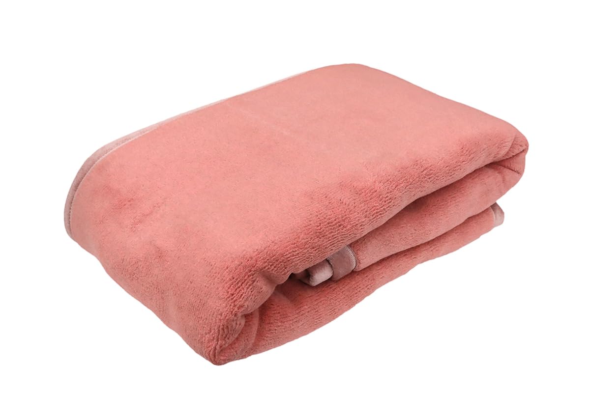 ロマンス ブラックシリカ ニューマイヤー毛布 ダブル ピンク