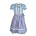 MS-Trachten Kinder Dirndl Kinderdirndl Trachtenkleid Ellie 2 teilig (hellblau, 140)