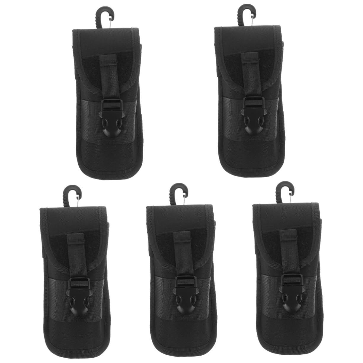 SUPVOX 5piezas Estuche Para Gafas y Caja Protectora De Almacenamiento Portátil Para Actividades Organizador De Gafas Clip Para Cintura