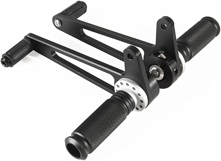 足のペグ オートバイユニバーサルフットペグヤマハ用ボバーレーサー用リアセットフットレストリアセット フットレスト (Color : 