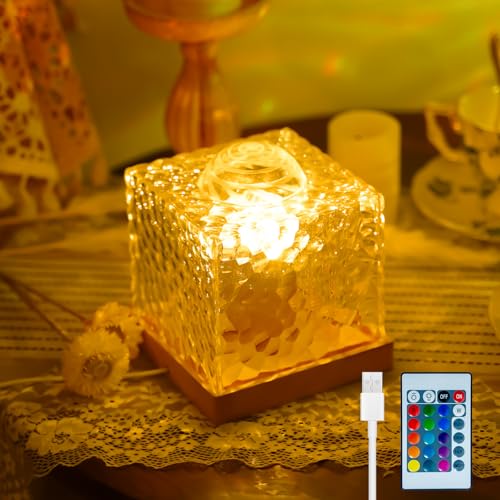 Ciskotu LED Sternenhimmel Projektor Kinder, 16 Farben USB Lavalampe Fernbedienung Nordlicht...