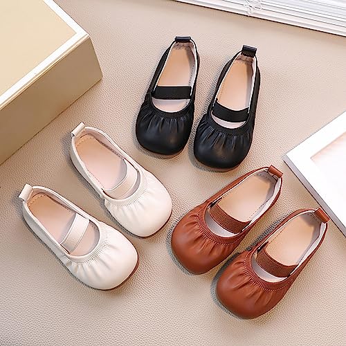 Baby 2024 New Shoes Girls Toddler Flower Girl Dress Shoes Girl Ballet Party School Shoes Wedding Soft Girls Shoes4