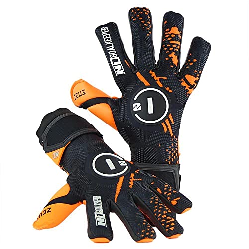 Luva de Goleiro Profissional N1 Zeus Orange