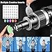 Bowens Mount Projector Attachment,Spotlight Conical Optical Snoot kit Lighting Accessory with 25 Gobos & 5 Color Filters for Aputure Amaran Godox Neewer LED Video Speedlite Light