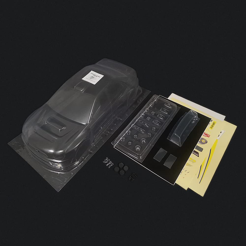 SANTAIZI 1/10 Scale Subaru Impreza WRX RC Car Body Shell - 200mm Width, Pre-Painted Blue