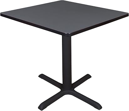 Cain 30" Square Breakroom Table- Grey