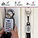 Master Lock Black Outdoor Key Lock Box with Push Buttons to Hide a Key, Easily Set, Share, and Change Combination for Tenants, Guests, Clients, Move Between Listings, 5422E
