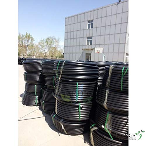 Suinga Tuberia Polietileno 25mm | Tuberia Agricola 4 bar 100 metros | Tuberia Riego 25mm | Manguera de Riego Negra