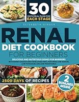 RENAL DIET COOKBOOK FOR BEGINNERS: Delicious and Nutritious Dishes for Warriors with Kidney Disease and Their Loved Ones, Featuring Low-Sodium, Low-Potassium, and Low-Phosphorus. B0C7J84T89 Book Cover