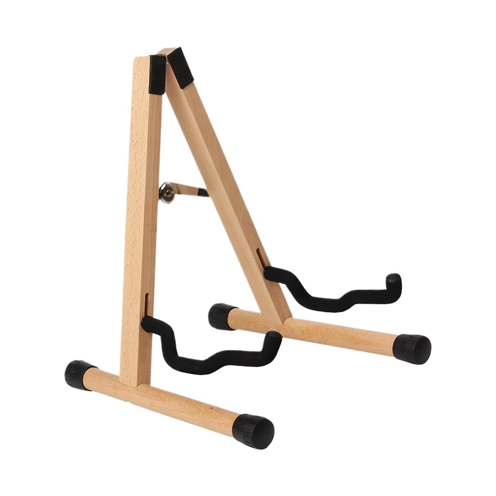 supporto chitarra Wooden Guitar Stand | Folding A- Frame Guitar Floor Stand, Adjustable Easy To Assemble For Bass, Cello(Linght Wood)