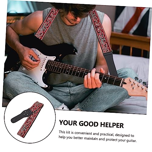 FAVOMOTO 1 Set Guitar Strap Set Leather Kit Metal Guitar Leather Waist Belt Guitar Belt Ukulele Shoulder Strap Guitar End Strap Tape Lace Up Blue Nylon Ukulélé Accessoires - Les Beatles, Paul McCartney, John Lennon, RIngo Starr, George Harrison FAVOMOTO 1 Set Guitar Strap Set Leather Kit Metal Guitar Leather Waist Belt Guitar Belt Ukulele Shoulder Strap Guitar End Strap Tape Lace Up Blue Nylon Ukulélé Accessoires – Image 8