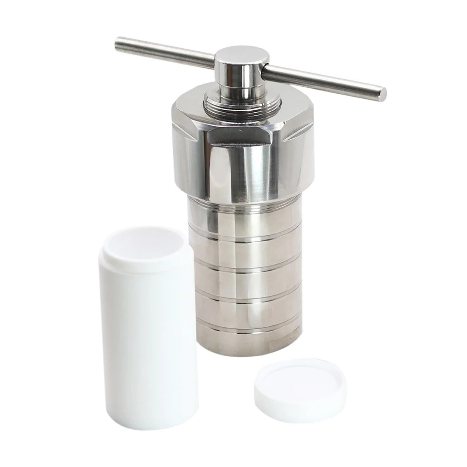 Reactor de autoclave hidrotermal con caldera recipiente 50 ml síntesis cámara PTFE,Equipo de laboratorio