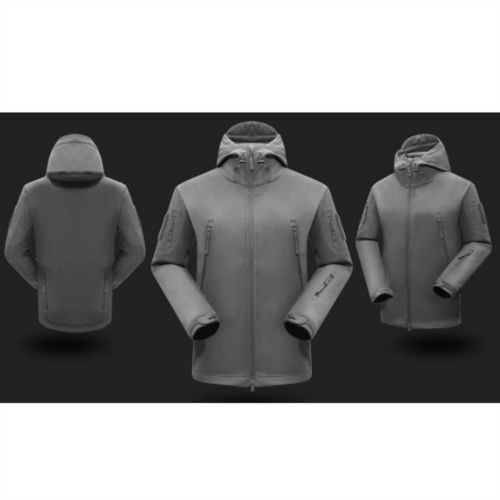 Wygwlg Completo Da Sci Da Uomo In Due Pezzi, Cappotto Da Neve Con Cappuccio Antivento Impermeabile Invernale Da Uomo 2 Pezzi Tute Da Snowboard, Include Fascia Da Braccio, Cintura
