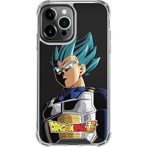 Skinit Clear Phone Case Compatible With Iphone 14 Pro Max - Officially Licensed Dragon Ball Super Vegeta Design #TOP16