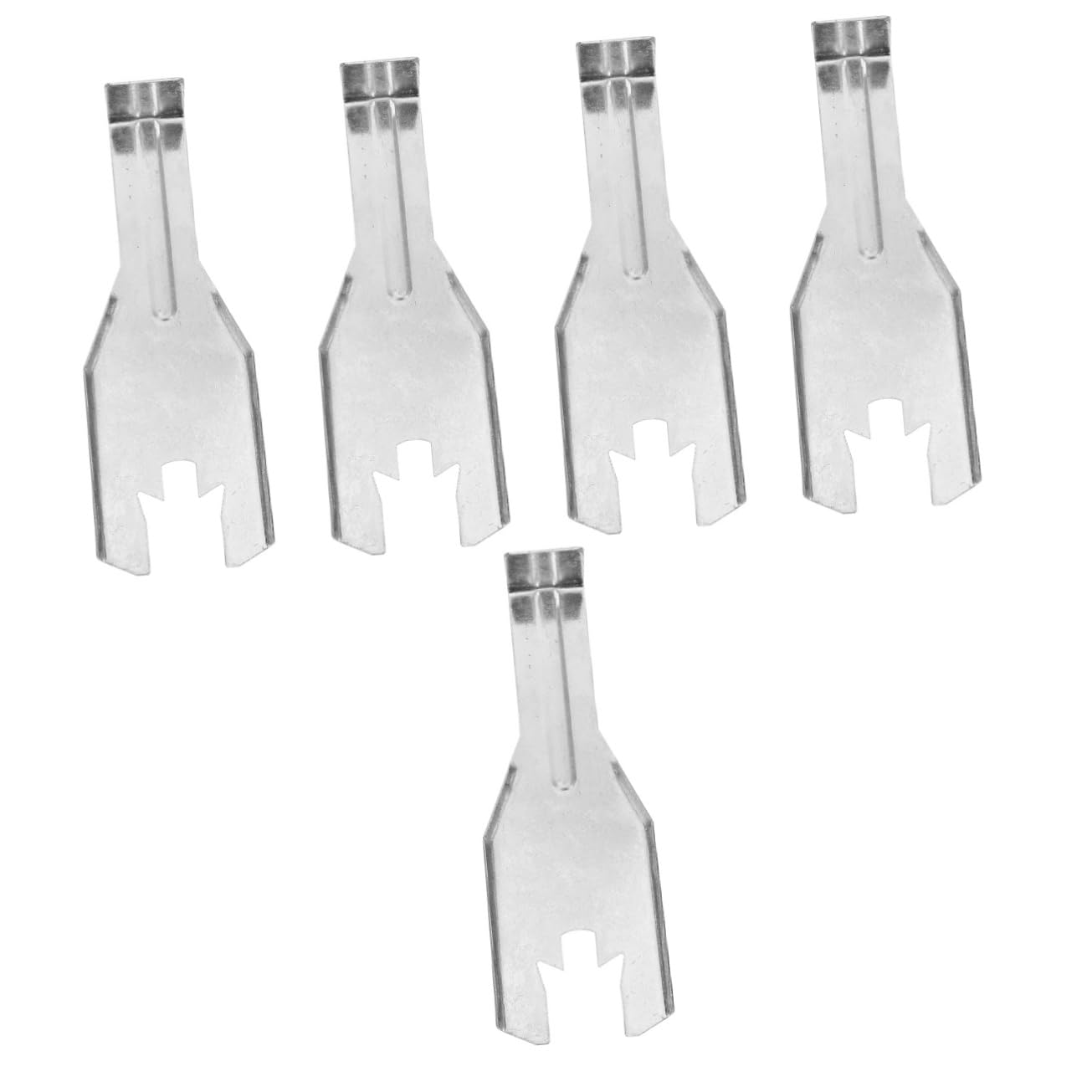 5 Piezas Herramienta de reparacion Agente de mudanzas Reparar Interior Desmontaje quitando Herramienta para Quitar la manivela de la Ventana Planchar Plata
