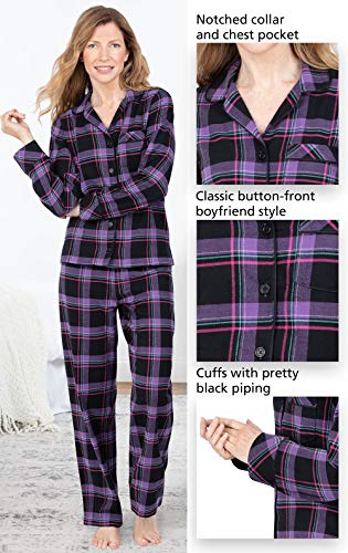 PajamaGram Winter Pajamas For Women - Flannel Pajamas Women - Image 5