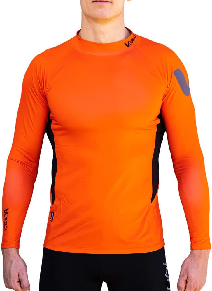 Vaikobi Junior Spandex Long Sleeve UV50+ Rashvest - Orange VK-253