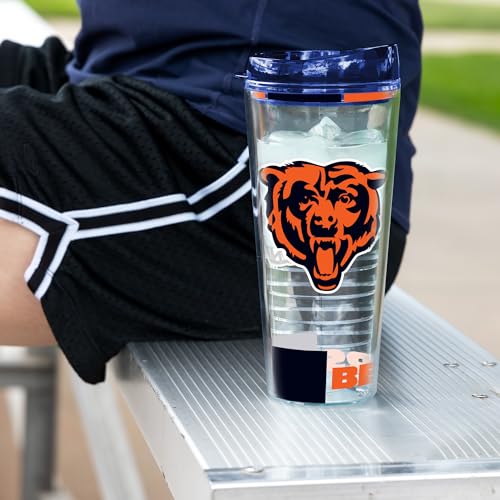 Image of Rico Industries NFL Football Double Wall Classic 16oz Or 20oz Tritan Tumbler W Lid