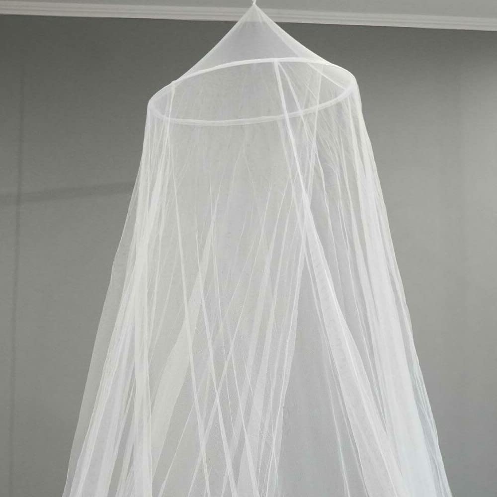 FAST WORLD SHOPPING ® Zanzariera Per Letto Matrimoniale A Baldacchino Tenda Di Protezione Mosquito Killer Telo Zanzare