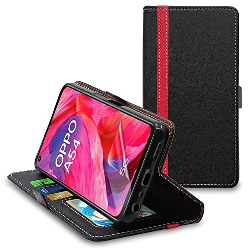 Ebeststar - Cover per Oppo A76, Custodia Libro Protezione Portafoglio