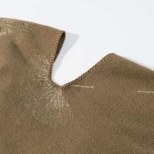 Châle tricoté jacquard rétro de qualité supérieure pour style chic